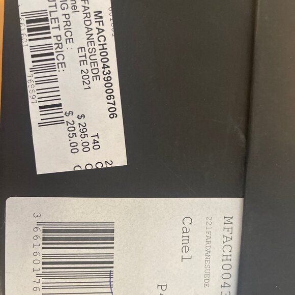 NWT Maje Studded suede espadrille wedge sandals - Picture 6 of 6